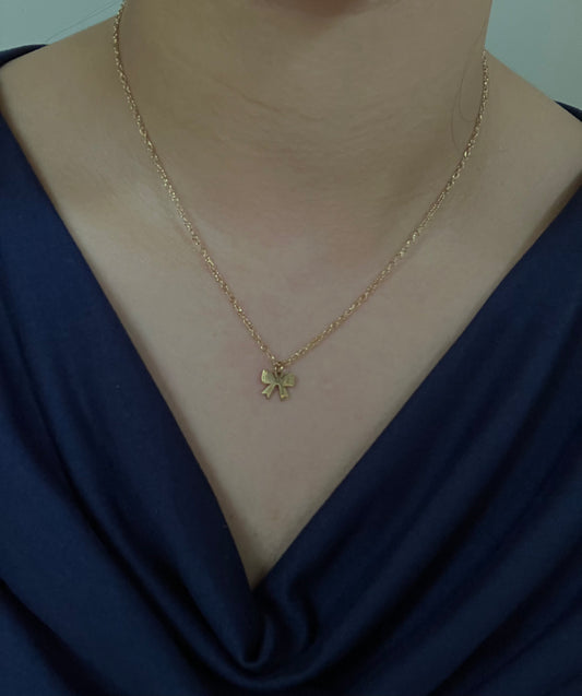 Elegance twist ~ necklace with bow tie