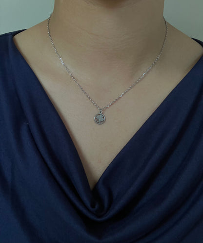 Lucky me ~ necklace with four-leaf clover